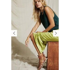 FREE PEOPLE - Vacation Day Wrap Gladiator Leather Sandals - Brown Size 7